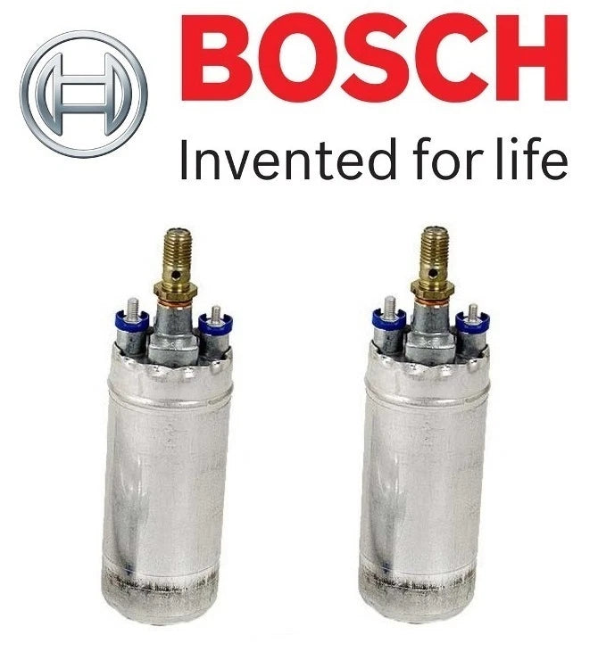 Set of 2 Electric Fuel Pumps for Mercedes R107 W124 W126 R129 (69 608)