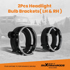 Set of 2 Headlight Bulb Brackets for Jeep Wrangler (1997–2006)