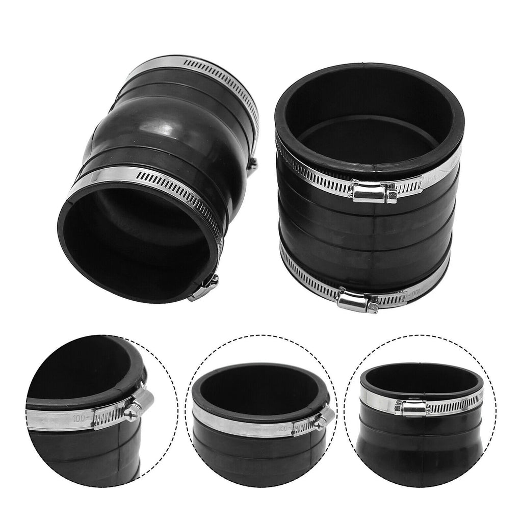 Set of 2 Upper & 2 Lower Exhaust Hose Bellows for Volvo Penta (3852696, 3863450)