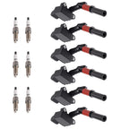 6x Ignition Coil & Spark Plug Set for Mercedes-Benz ML350 (2012–2015) UF748
