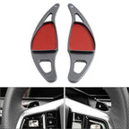 2X Gray ABS Steering Wheel Shifter Paddle Extensions for MG5 MG7 (2023–2025)