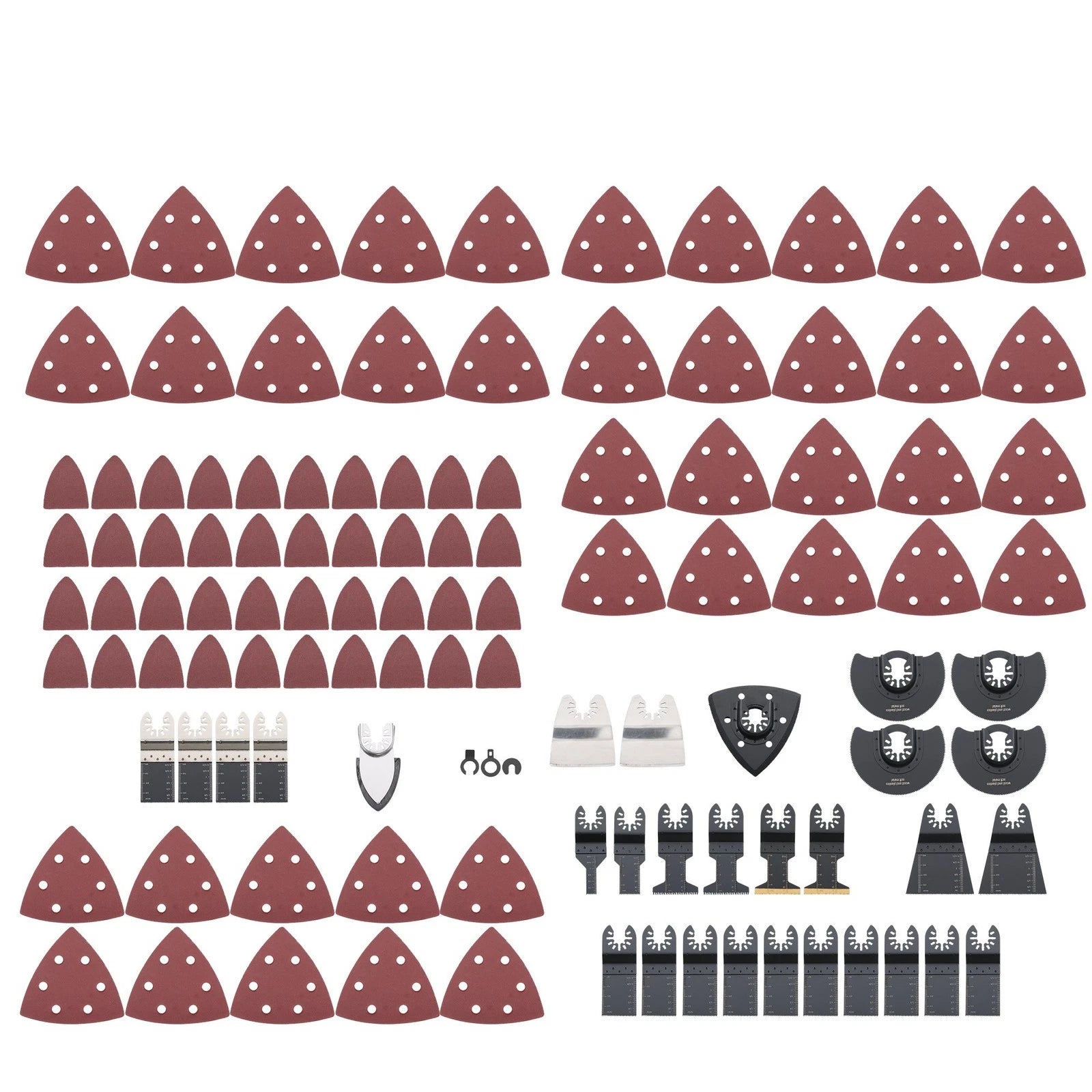 113PCS Oscillating Tool Saw Blades Kit for Wood Metal Cutting