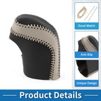 Gear Shift Knob Cover for Toyota Camry (2018–2024) Black Beige