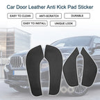 Set of 1 Car Door Leather Anti Kick Pad Sticker for BMW X6 (2015–2018)
