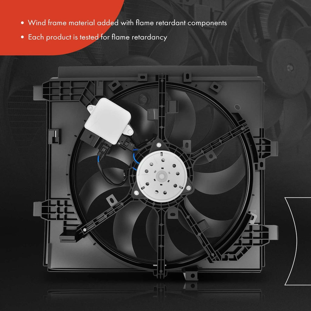 Cooling Fan Assembly with Shroud for Nissan Sentra (2017–2019)
