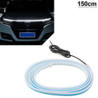 150CM LED Daytime Running Light Strip for Car Hood Atmosphere Lamp