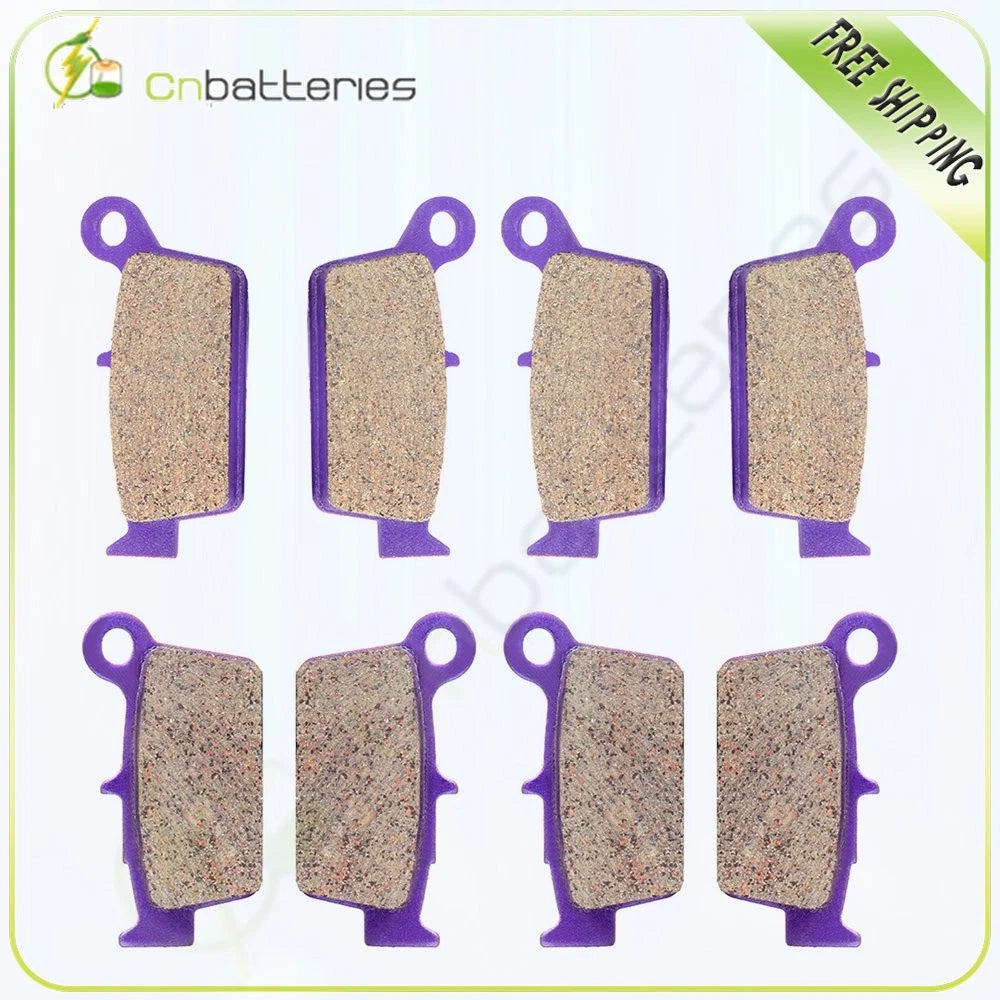 Front and Rear Brake Pads for Beta 400 RR 450 RR (2006–2011) Carbon Fiber