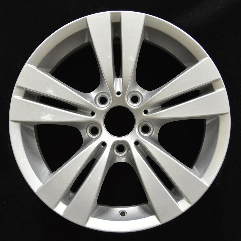 17x8 Factory Wheel Bright Medium Silver 43mm Offset for BMW 535i (2008–2010)