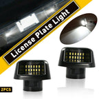 Set of 2 License Plate Light Rear Bumper Lamp Housing for Nissan Frontier