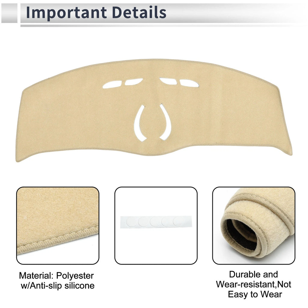Dashboard Cover Mat for BMW Mini Cooper F55/F56 (2014–2024) Beige