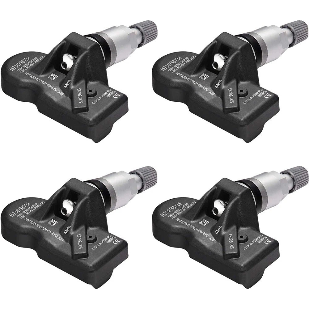 4PCS TPMS Tire Pressure Sensor for BMW 528xi (2008–2010)