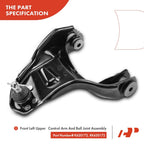 Set of 4 Front Upper Control Arms & Outer Tie Rod Ends for Chevy Blazer