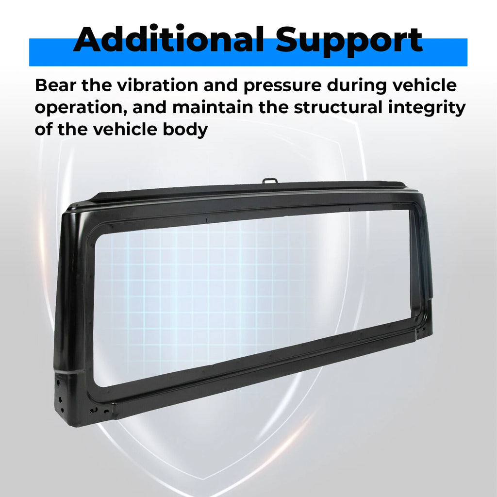 Black Front Windshield Frame for Jeep Wrangler TJ (2003–2006) 55395014AB