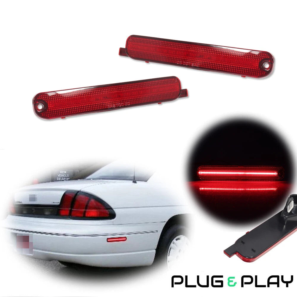 Red LED Rear Fender Lights for Chevy Lumina & Monte Carlo