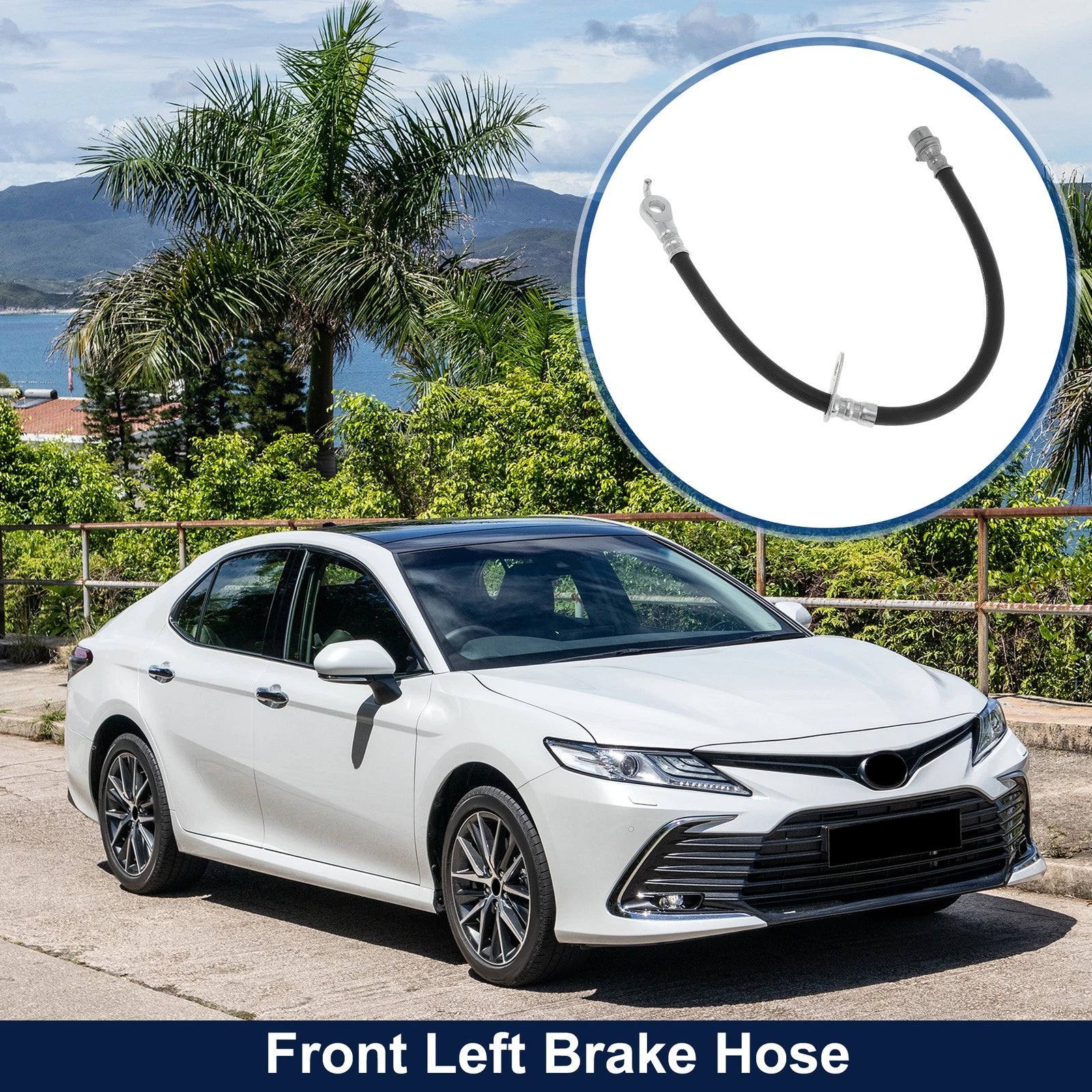 Front Left Brake Hose for Toyota Camry (2017–2019) No. 90947C2077