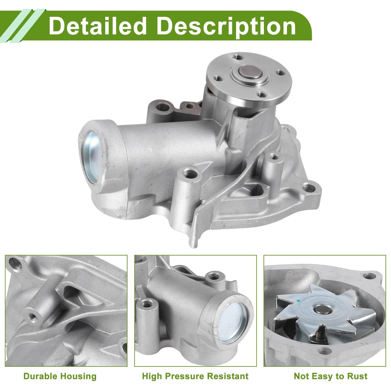 Engine Water Pump for Mitsubishi GrandIS (2003–2008) No. 1300A065