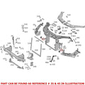 Radiator Support Spacer for Mercedes (0009811178)