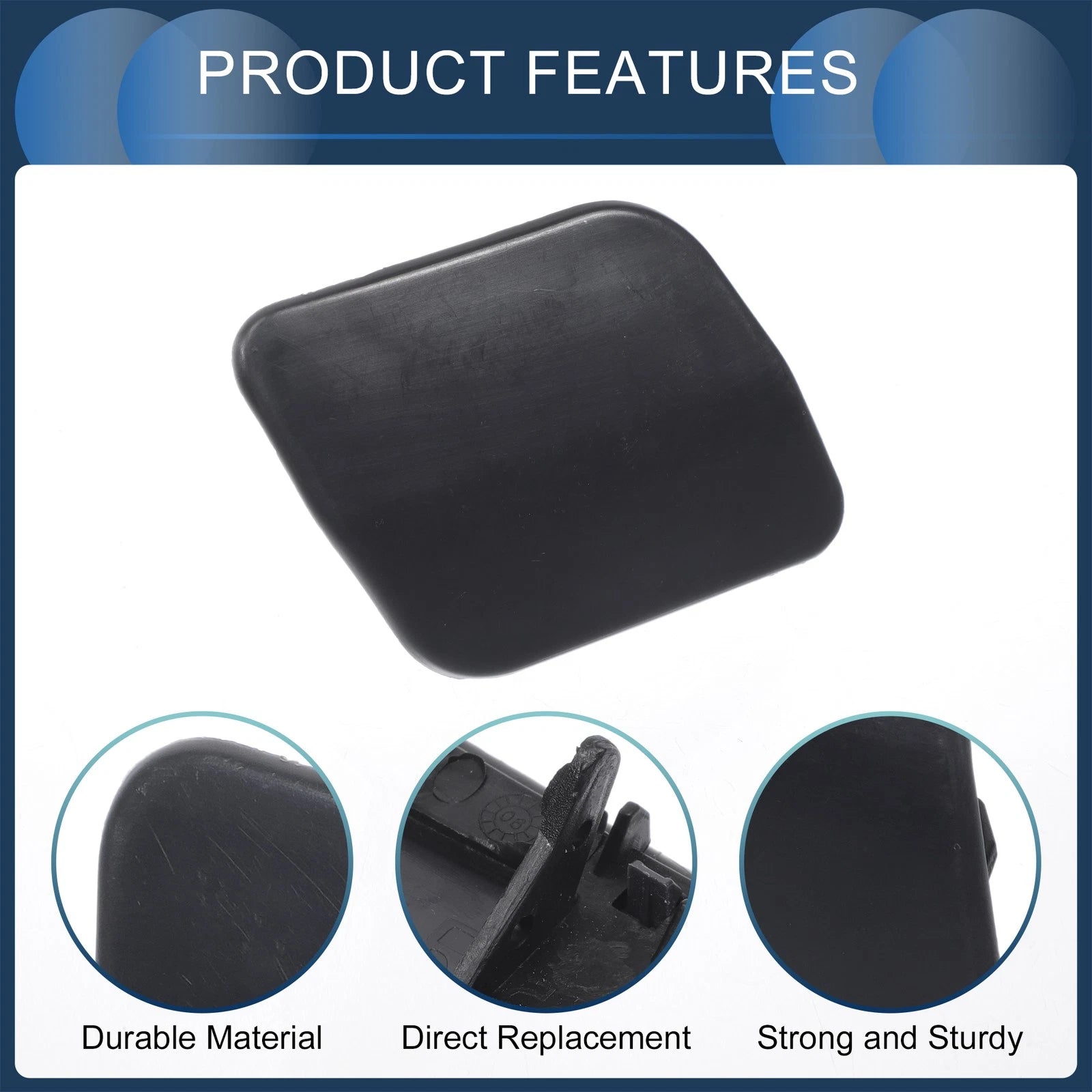 Front Right Washer Nozzle Cover Cap for Volkswagen Touareg (2007–2010)