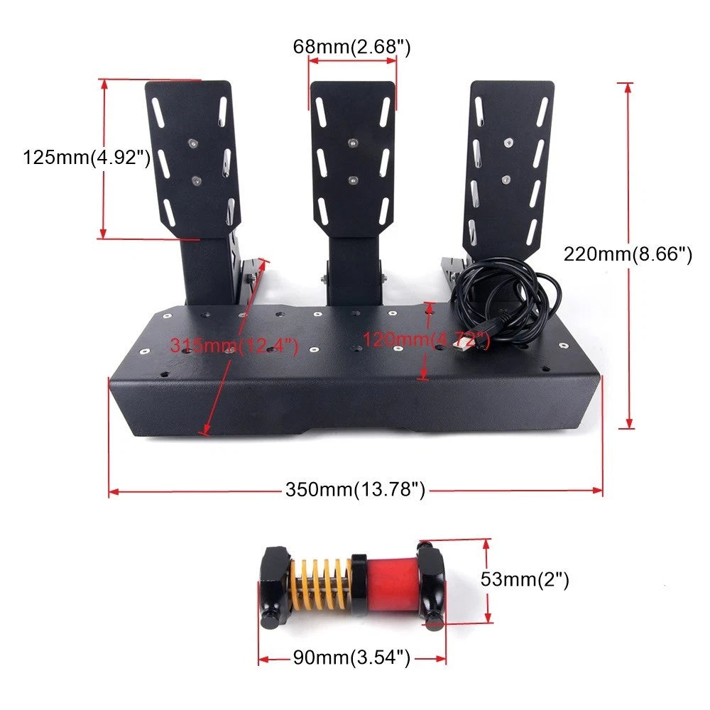 Racing Pedal Set for PC Windows (Win11/Win10/Win8/Win7)