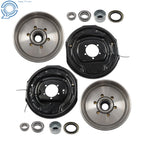 Set of 4 Trailer Hub Drum Kit 6 on 5.5" 12"x2" Electric Brake 6000Lb Axle