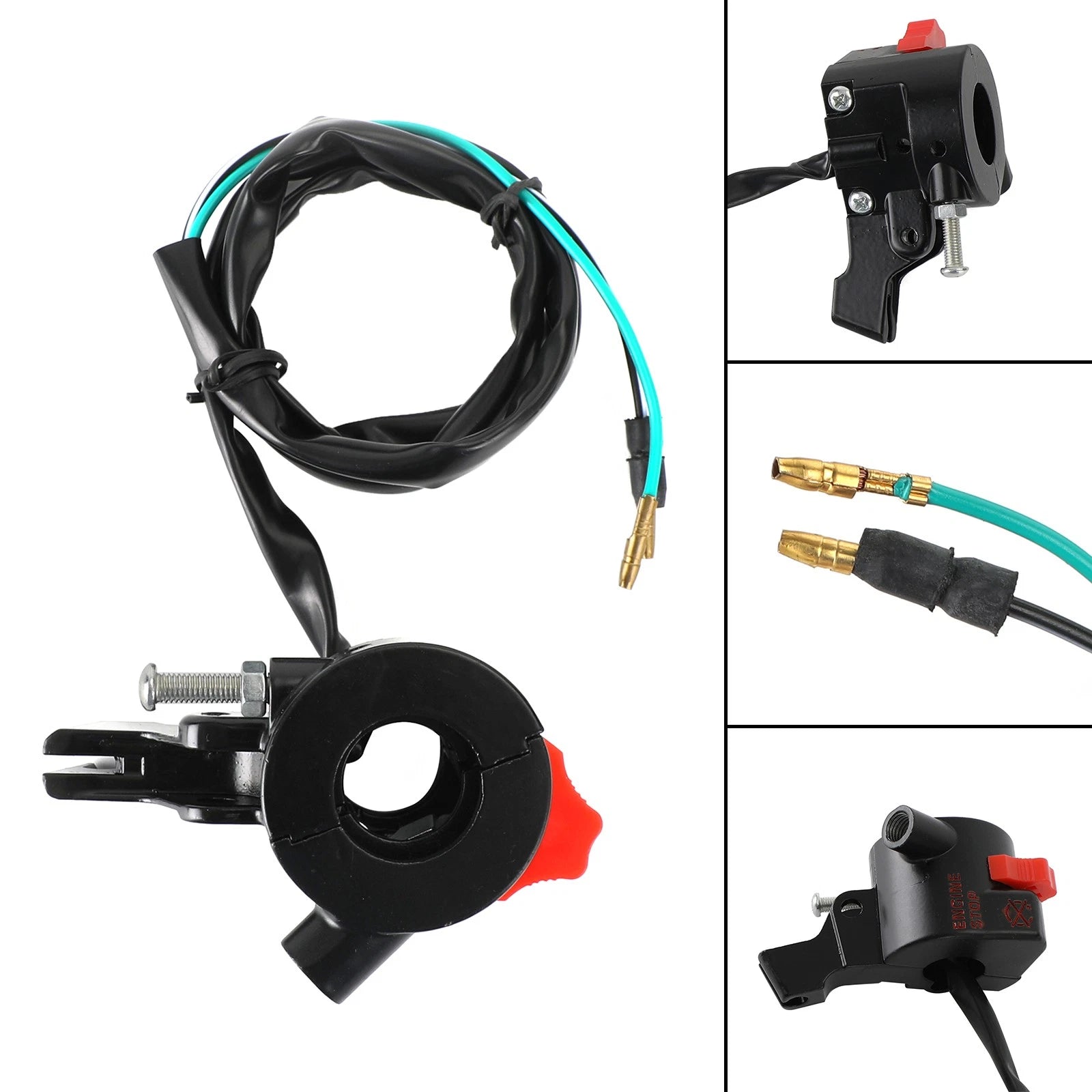 Kill Switch Starter Stop Switch 35130-GEL-D61 for Honda CRF 50F (2004–2021)