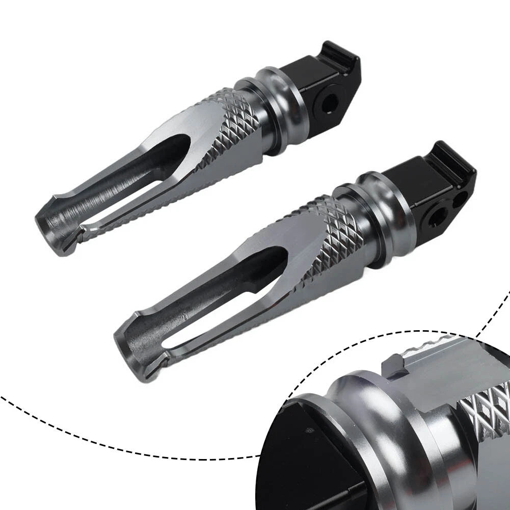 Titanium Passenger Rear Footpegs for Honda CBR600RR (2003–2023), CBR1000RR (2004–2023), CBR600 F4/F4i (1999–2007)