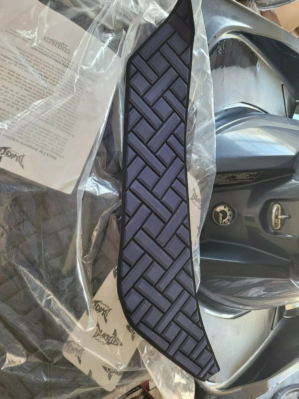 Traction Mats for Seadoo GTI 2001 GTS (2011–2019) - Blacktip ELITE Peel Stick