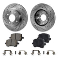 Front Brake Disc and Pad Kit for Pontiac G5 (2009)