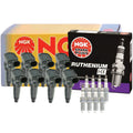 Set of 8 NGK COP Ignition Coils & Ruthenium HX Spark Plugs for Hyundai Kia