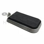 Black Skull Brake Pedal Pad for Harley Softail Slim FLS/Road Glide FLTRX (2016–2023)