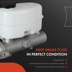Brake Master Cylinder with Reservoir & Sensor for Chevy Express 2500 (2003-2021)