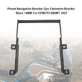 Navigation Bracket for CFMoto 800MT (2021) - 14mm, Black