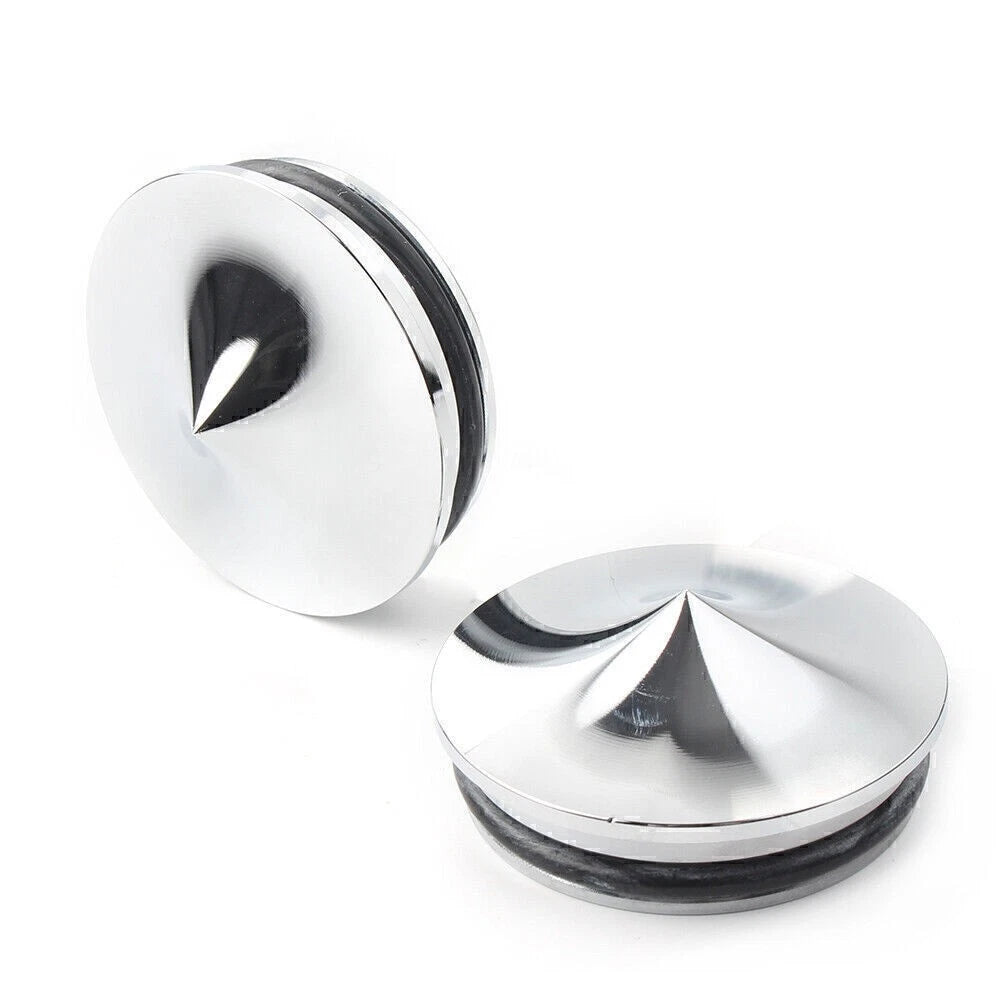 Swingarm Pivot Cover Kit for Harley-Davidson V-Rod (All Years) - Satin Anodized Chrome