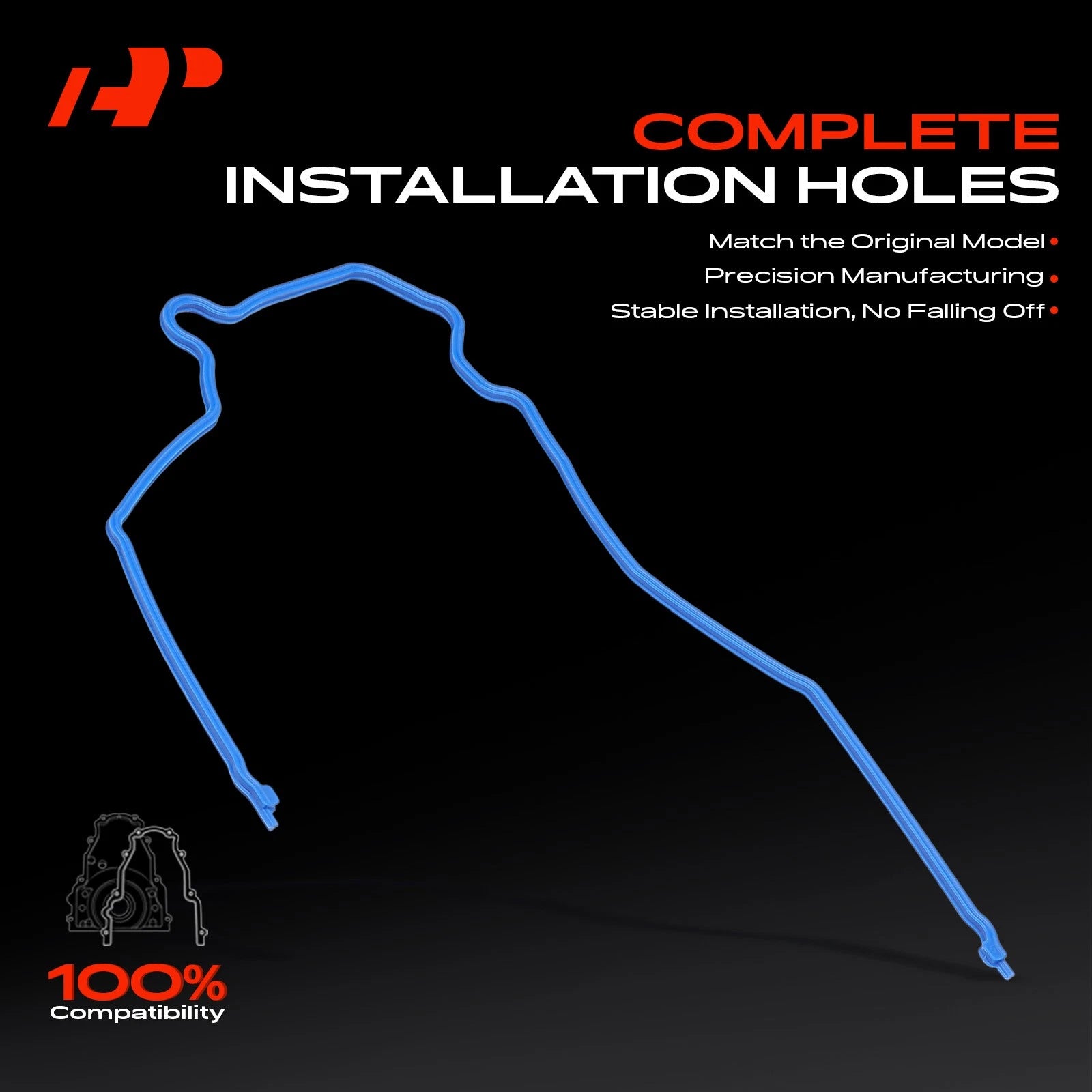 Timing Cover Gasket Set for Ford Mustang (2007–2014) Lincoln Navigator
