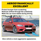 R Style Front Bumper Chin Lip Splitter for BMW F10 M5 (2012–2017)