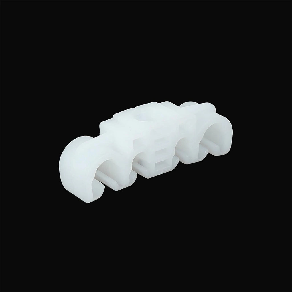10pcs 50x16.5mm Plastic 4 Way Petrol Line Hose Retaining Clip for Volkswagen