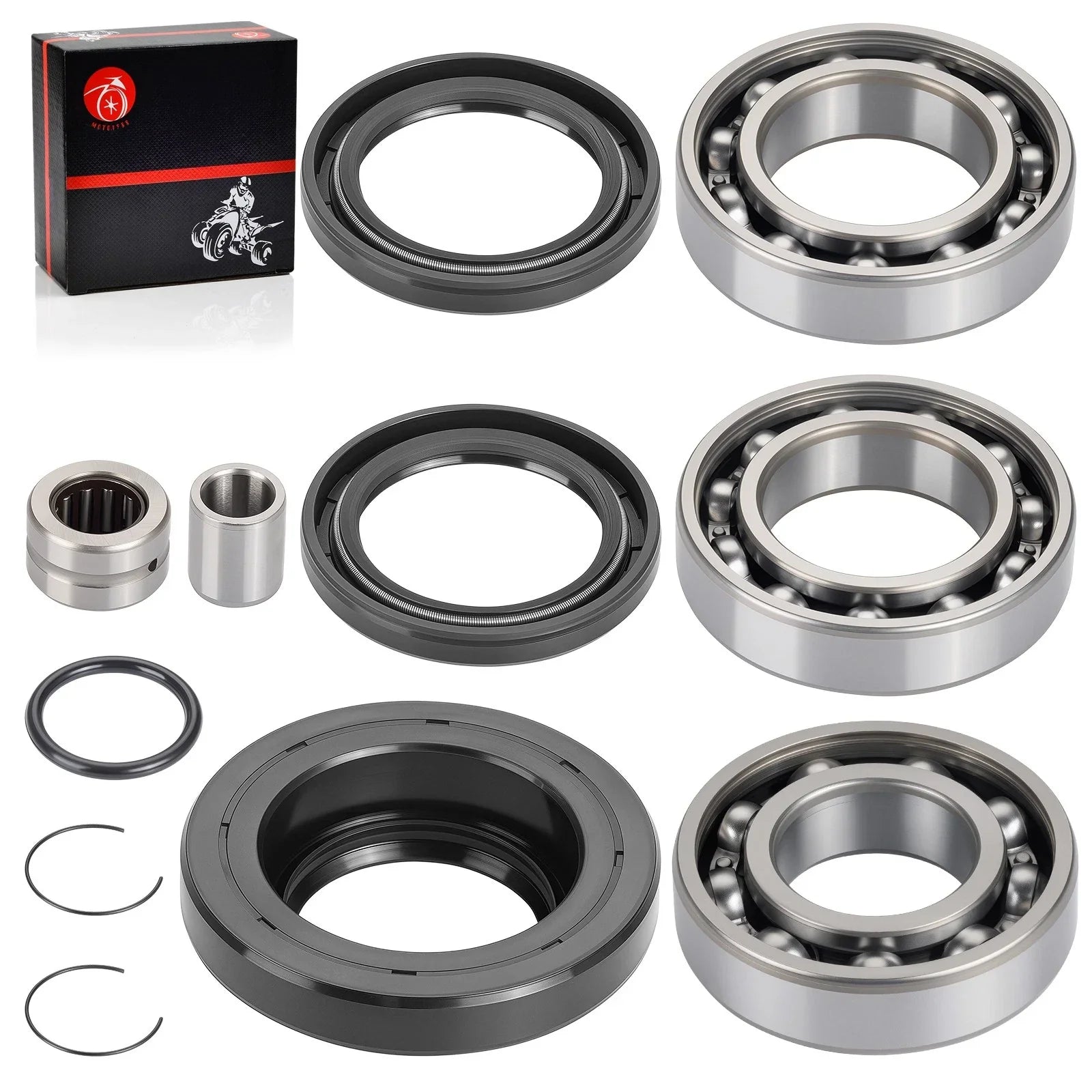 Rear Diff. Oil Seal & Bearing Kit for Honda Foreman (2000–2014)