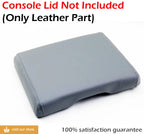 Leather Center Console Lid Armrest Cover for Ford F150 (1997–2003) Gray