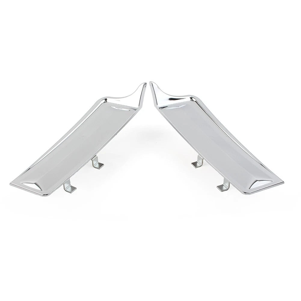 Rear Fender Saddlebag Filler Panels for Harley Touring Electra Glide (2014–2023) Chrome