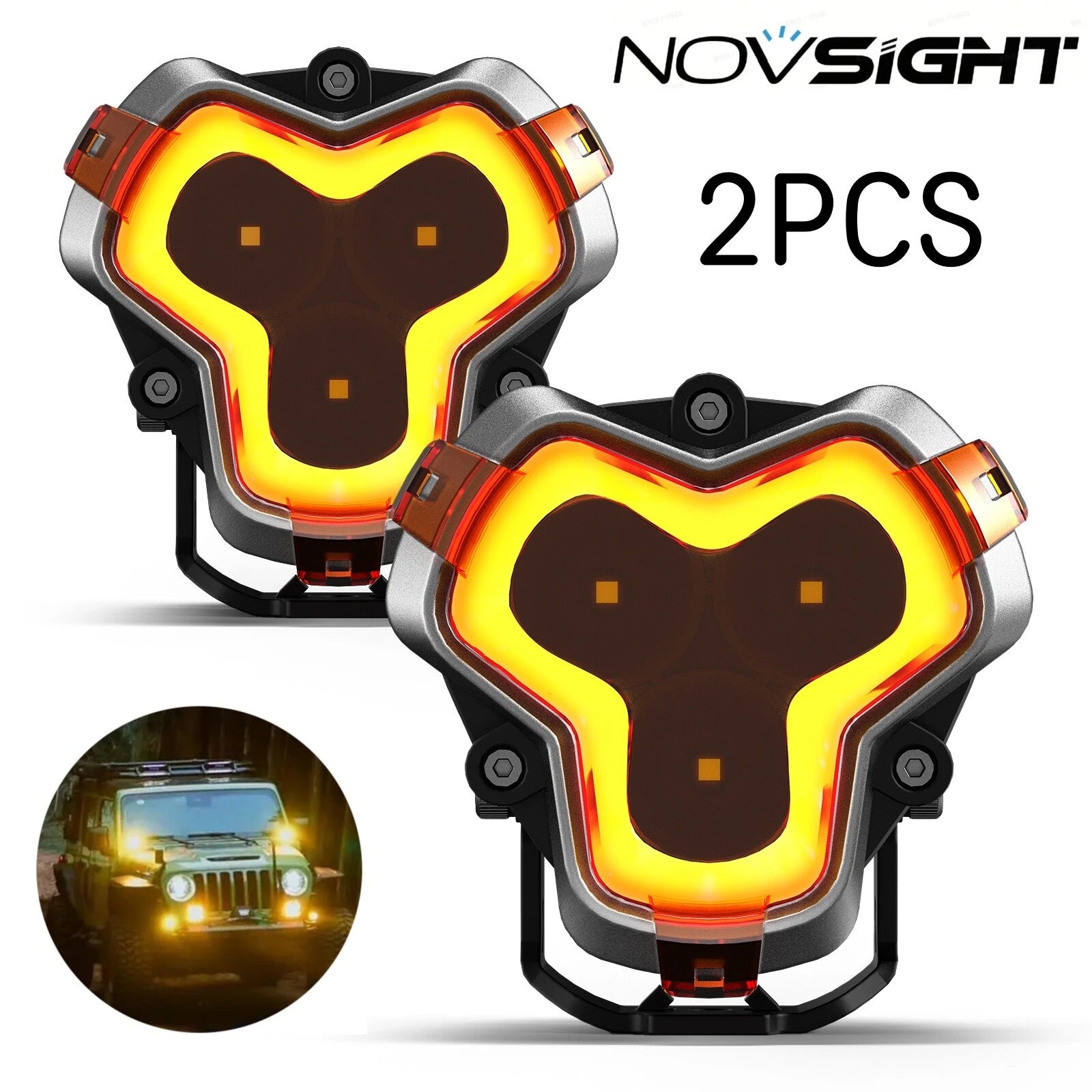 3'' LED Work Light Pod for Truck Jeep SUV Pickup (2010–2023)