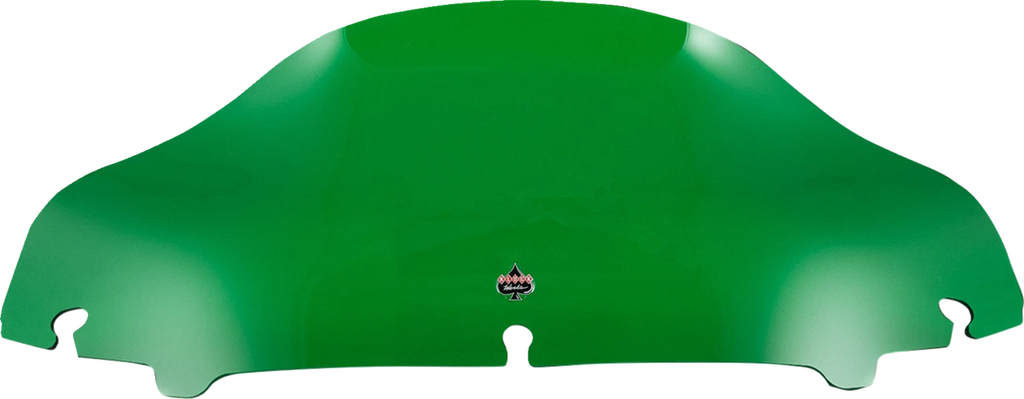 Klock Werks Kolor Flare Sport Windshield 6.5" Green for FLH (2014–2023)