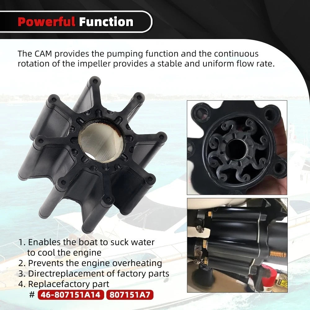 Water Pump Impeller Kit for Mercury Mercruiser Bravo