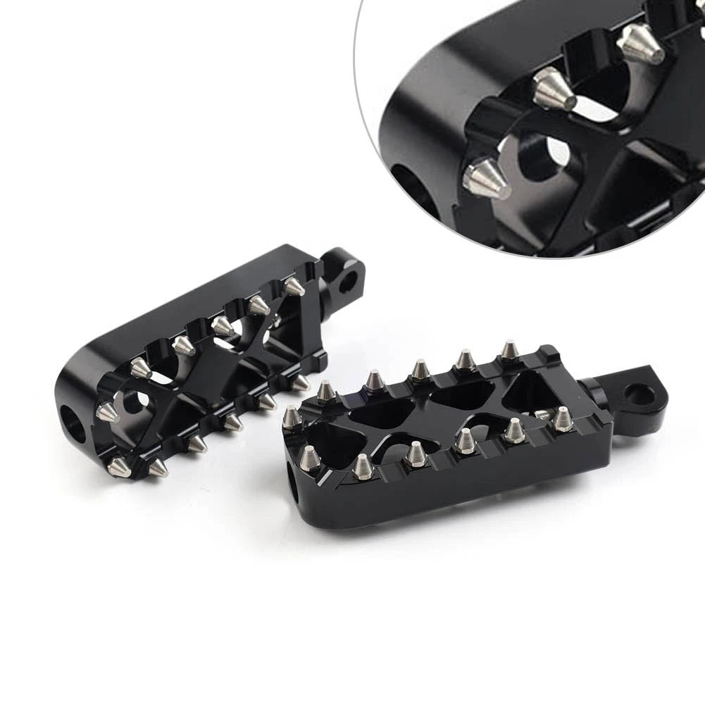 2X Foot Pegs Floorboard MX Style Pedals for Harley Touring Softail Dyna