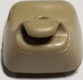 Set of 2 Sun Visor Clips for Jaguar X-Type (2002–2008) LH/RH Sand
