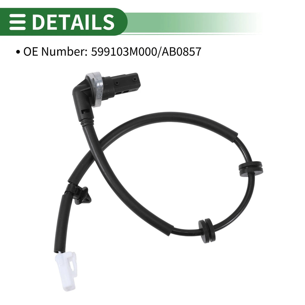 ABS Wheel Speed Sensor No. 599103M000/AB0857 for Hyundai Genesis (2010–2016)