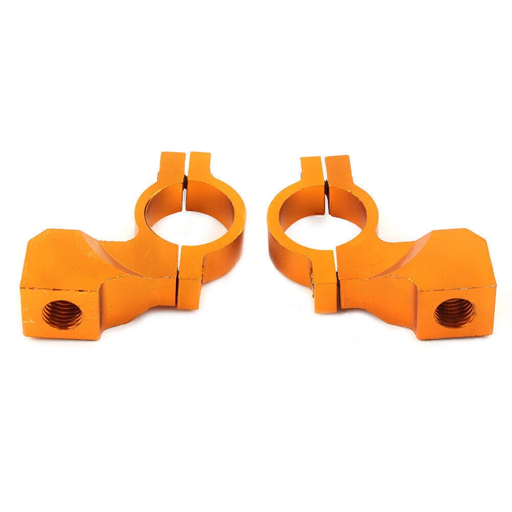 10mm 7/8" Thread Motorcycle Handlebar Rearview Mirror Mount Clamp Adapter