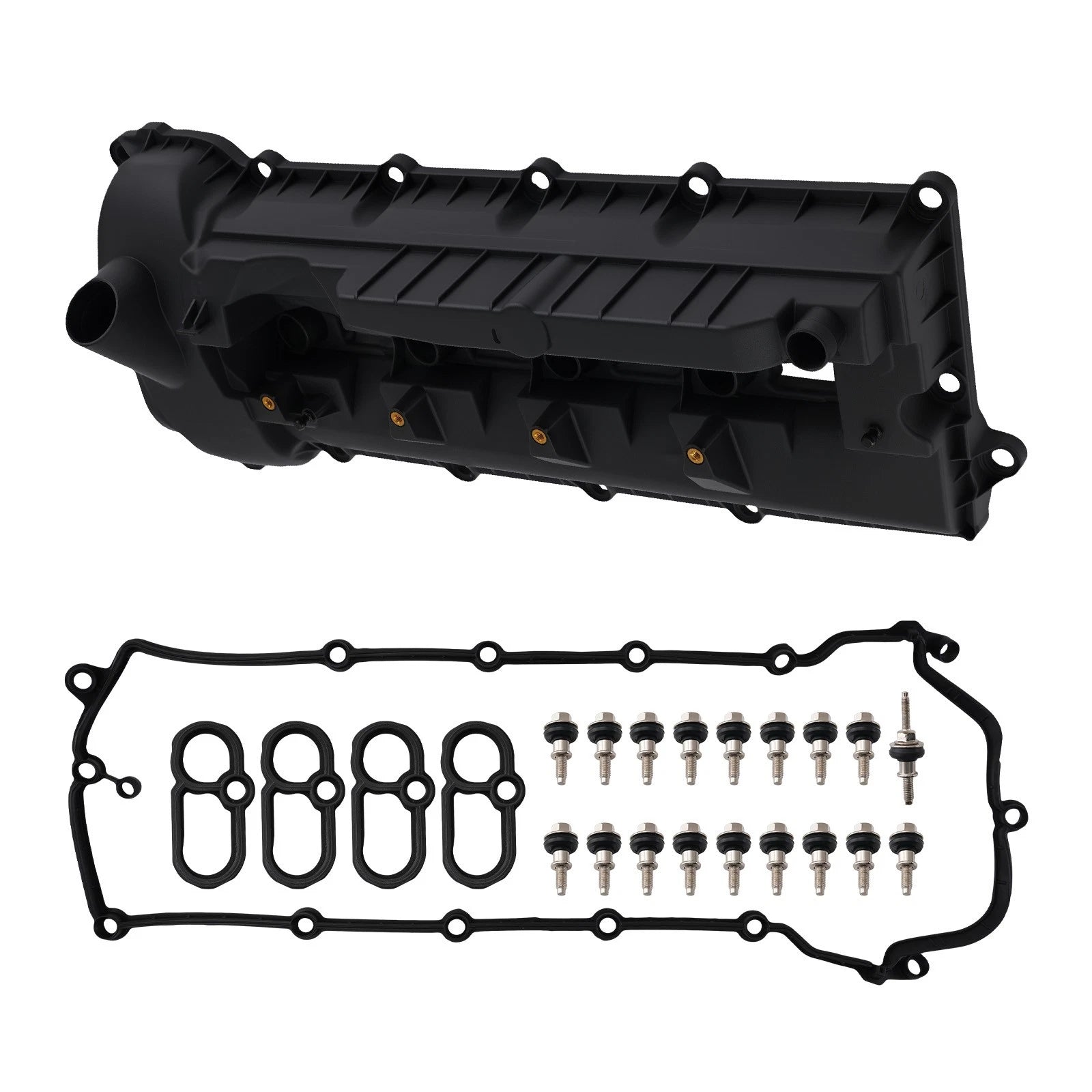Engine Valve Cover LH for Land Rover Range Rover (2010–2019) LR032081 Black