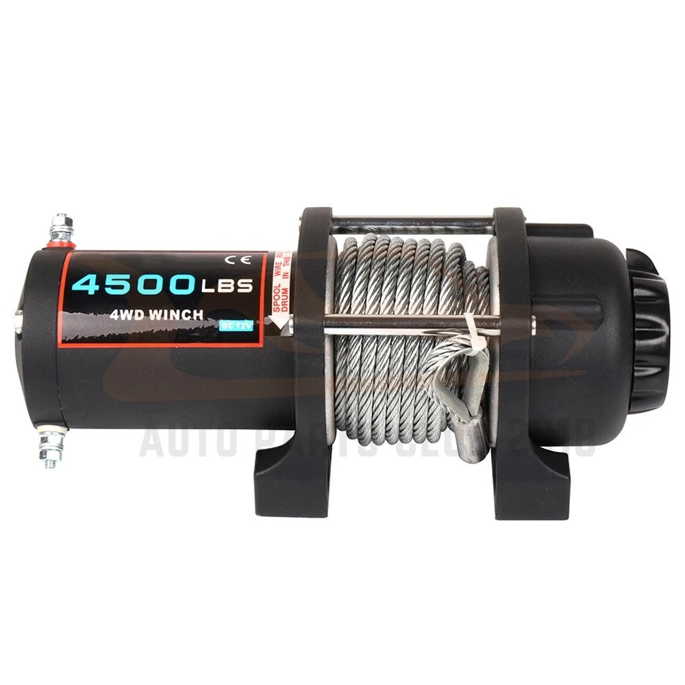 4500LBS Electric Winch with Steel Rope for Offroad UTV ATV 4WD