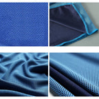 4 x Cooling Towels with Waterproof Bag & Carabiner for Running Yoga Climb