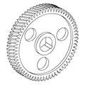 Camshaft Timing Gear for Case-IH Tractor H HV 300 (6664DB)